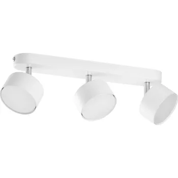 TK LIGHTING Bodový lustr - CLARK 3396, 230V/10W/3xGX53, bílá/chrom