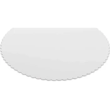 Lepenková podložka pod dort bílá Ø26 cm