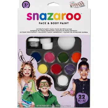 Karnevalový doplněk Snazaroo sada barev na obličej Velká party