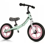 Dětské odrážedlo MOVINO CLASSIC, kola 12'', tyrkysovo-růžové