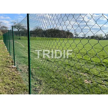 Pletivo Pletivo poplastované / oko 50 / průměr drátu 2,50 mm / zesílený napínací drát 3,50 mm / 15 bm