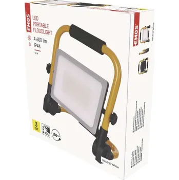 EMOS LED reflektor ILIO přenosný, 51W, žlutý, neutrální bílá 1542033420