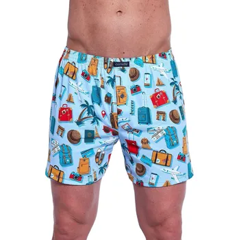 Pánská móda Pánské boxerky CORNETTE CLASSIC 001/169 světle modrá XL 0