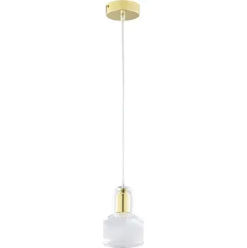 TK LIGHTING Lustr - VICHY 2394, Ø 15 cm, 230V/15W/1xE27, čirá/zlatá