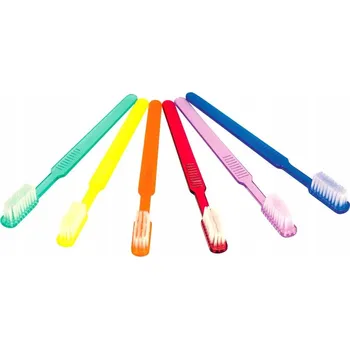 Zubní kartáček ZUBNÍ KARTÁČKY S PASTOU _ NA JEDNO POUŽITÍ 10 ks