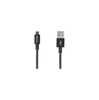 Datový kabel VERBATIM kabel Mirco B USB Cable Sync & Charge 100cm Black 48863 O2 polep
