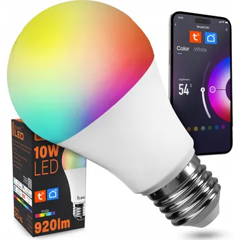 Žárovka LED žárovka E27 RGB CCT + bílá WiFi TUYA SMART