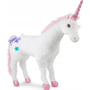 plyšák Plyšová Hračka jednorožec Melissa And Doug 81 cm vícebarevný