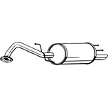 Zadní tlumič výfuku BOSAL 141-009