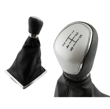 PROTEC Řadící páka s manžetou,Ford Focus II 2004-2009 5st stříbrná