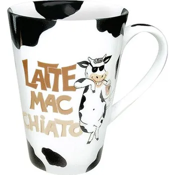 Könitz porcelán, Německo KP - Porcelánový hrnek Mr. Latte Mac Chiato - hrnek - býk - 420ml
