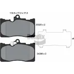 Sada brzdových destiček, kotoučová brzda BENDIX Braking BPD1694
