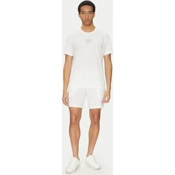 Pánské tričko HUGO T-Shirt Laze 50525236 Béžová Relaxed Fit XXL