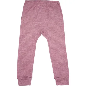 COSILANA Dětské legíny merino/bavlna/hedvábí Cosilna vínový melír Velikost: 104