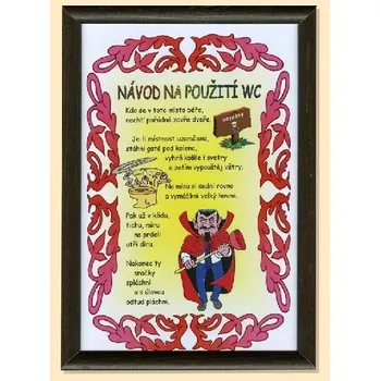 Rámeček na zeď - Návod na použití WC