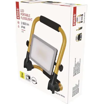 EMOS LED reflektor ILIO přenosný, 31W, žlutý, neutrální bílá 1542033320