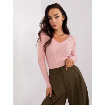 Dámský svetr PM SW PM1088 Svetr.25 světle růžová M/L