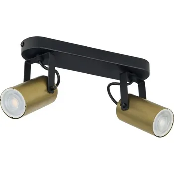 Bodové svítidlo TK LIGHTING Bodový lustr - REDO 2798, 230V/10W/2xGU10, zlatá/černá
