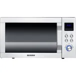 Severin MW 7777 mikrovlnná trouba nerezová ocel, černá (matná) 900 W funkce grilování