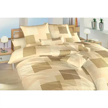 Bavlněné povlečení - Patrik béžový - na zip