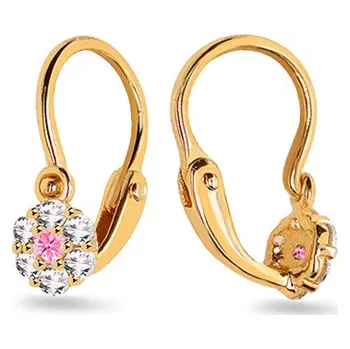 Náušnice iZlato IZ18013R Růžová