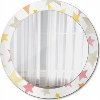 Zrcadlo Zrcadlo Závěsné do Koupelny Pastelové hvězdy 70cm