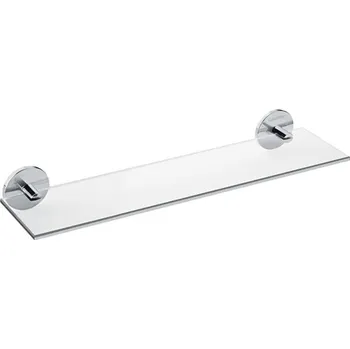 Drátěná police Cana - polička skleněná včetně držáků, 40 cm H3851310040031