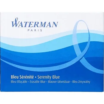Modré bombičky Waterman NABÍDKA do pera KRÁTKÉ modrý inkoust 8 ks