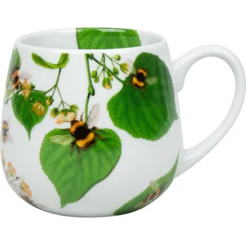 Könitz porcelán, Německo KP - Porcelánový hrnek Čmelák na listech buclák - 420 ml