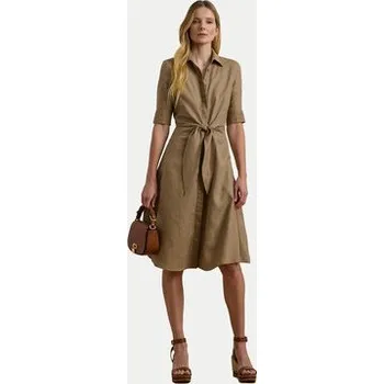 Dámské šaty LAUREN RALPH LAUREN Košilové šaty 200905667016 Béžová Regular Fit 6