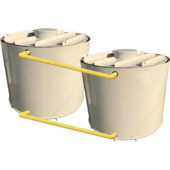 nádrž Česká nádrž Požární nádrž 30m3 PNKD30D - kruhová dvouplášťová (2*15m3)