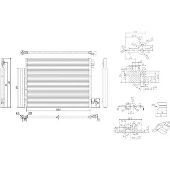 Výparník klimatizace Kondenzátor, klimatizace HART 616 714