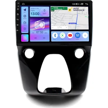 GPS navigace RÁDIO NAVIGACE GPS PEUGEOT 108 2014-2021 ANDROID CARPLAY
