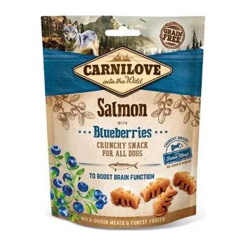 Pamlsek pro psa Carnilove Dog Crunchy Snack Salmon&Blueberries 200g