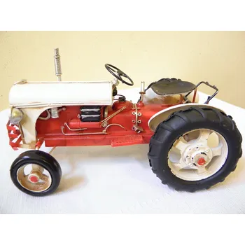 autíčko VELKÝ KOVOVÝ MODEL TRAKTORU VETERÁN RETRO