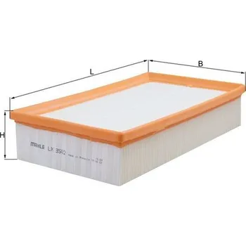 Vzduchový filtr Vzduchový filtr KNECHT LX 3502