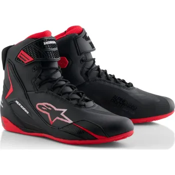 Moto obuv Boty FASTER-4 HONDA kolekce, ALPINESTARS (černá/červená) 2026 (Velikost: 39)