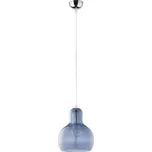 TK LIGHTING Lustr - MANGO 599, Ø 18 cm, 230V/15W/1xE27, granátová/chrom