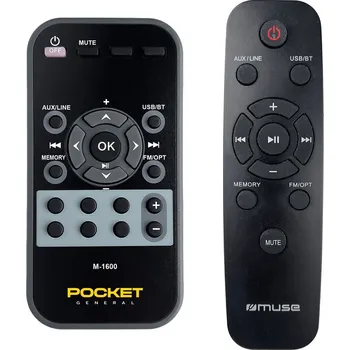 Dálkový ovladač MUSE M-1600 - dálkový ovladač duplikát