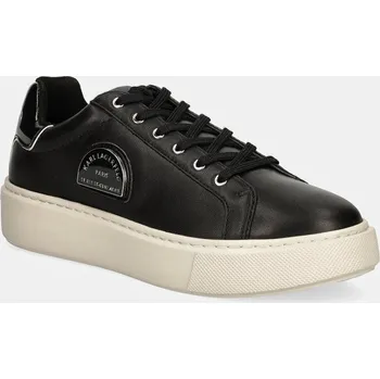 Dámské tenisky Kožené tenisky Karl Lagerfeld MAXI KUP černá barva, KL62212 KL62212.000 99X, EUR 37