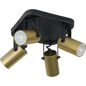 Bodové svítidlo TK LIGHTING Bodový lustr - REDO 2821, 230V/10W/4xGU10, zlatá/černá