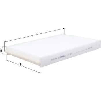 Ventilátor topení a klimatizace Filtr, vzduch v interiéru KNECHT LA 387