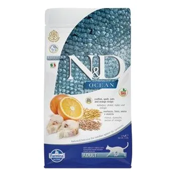 Krmivo pro kočku N&D OCEAN CAT LG Adult Codfish & Orange 1,5kg