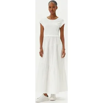 Dámské šaty BOSS Každodenní šaty C_Enesi_2 50536742 Bílá Regular Fit S