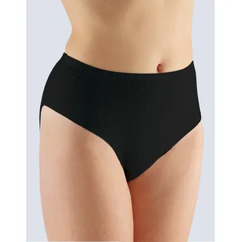Dámské oblečení Gina Výhodné balení 5 kusů - Kalhotky klasické ve větších velikostech 11089P Barva/Velikost: černá / L/XL