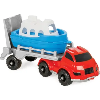 autíčko Auto nákladní na písek s lodí