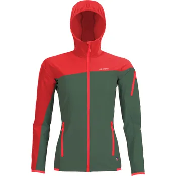 Dámská bunda High Point Versa Lady Hoody Jacket Velikost: M / Barva: zelená/červená