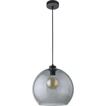TK LIGHTING Lustr - CUBUS 4292, Ø 30 cm, 230V/15W/1xE27, grafit/černá