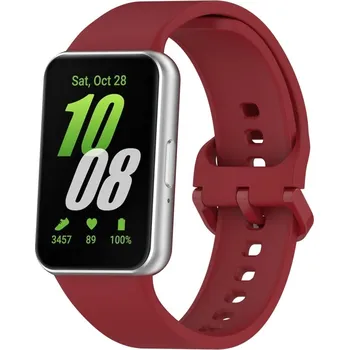 VSECHNONAMOBIL 72590 SILICONE Vyměnitelný řemínek pro Samsung Galaxy Fit3 červený