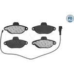 Sada brzdových destiček, kotoučová brzda MEYLE 025 214 3617/PD